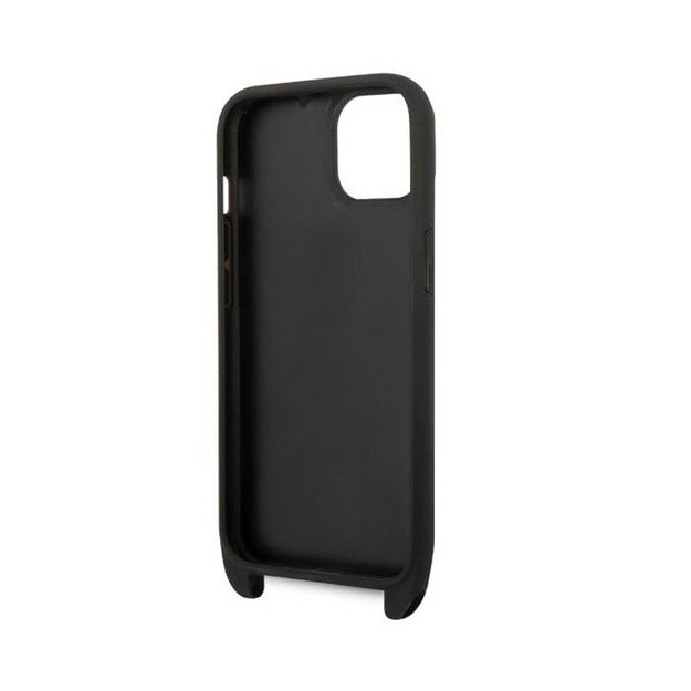 Karl Lagerfeld NFT Monogram Ikonik Patch dėklas, skirtas iPhone 14 (juodas) 6