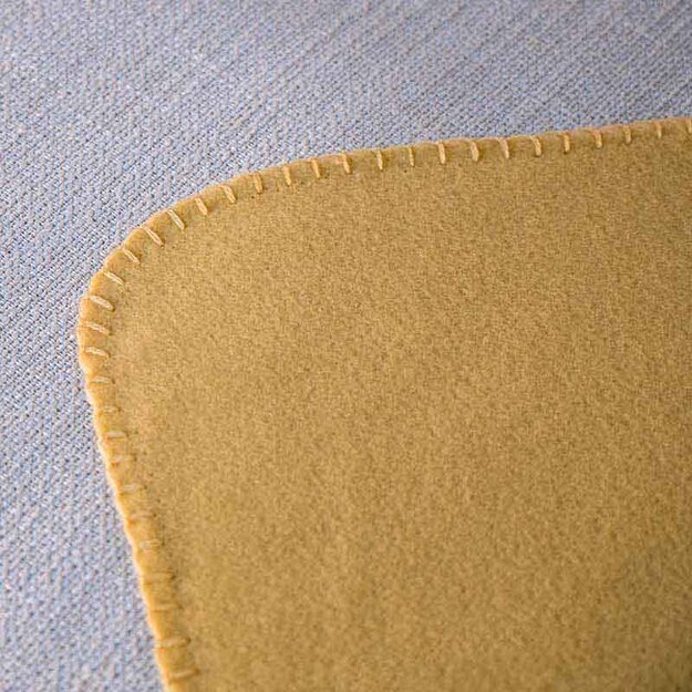 Fleece antklodė 170x130 (geltona) 9