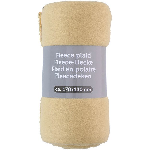Fleece antklodė 170x130 (geltona) 7