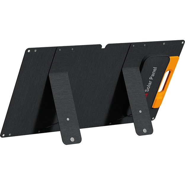Wonder Ws60 – 60 W saulės baterija su USB-C PD 30W ir USB-A QC 18W išvestimi (juoda) 2