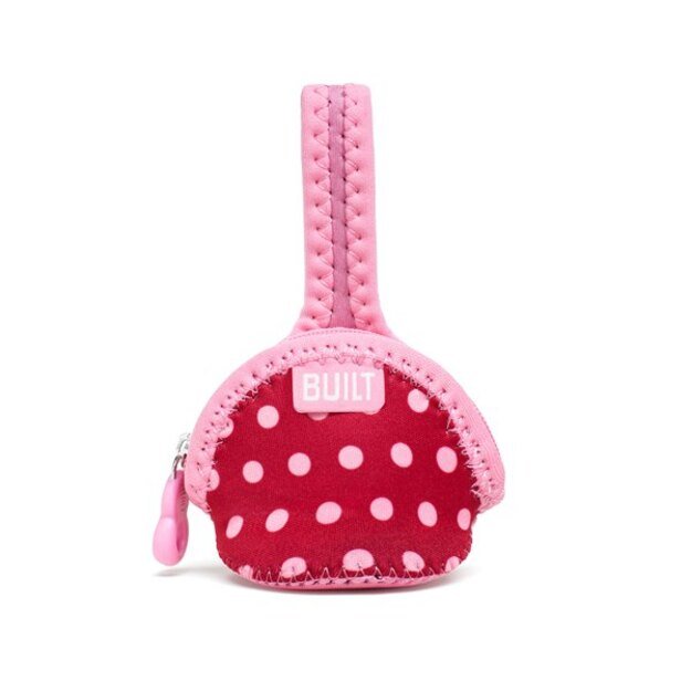 BUILT Paci Finder vienas čiulptuko laikiklis (Baby Pink Mini Dots) 1