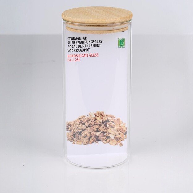 Alpina - Stiklinis maisto indas su dangteliu 1250 ml 10 x 21 cm 4