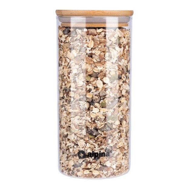 Alpina - Stiklinis maisto indas su dangteliu 1250 ml 10 x 21 cm 3