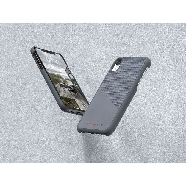 Nordic Elements Original Hel – iPhone XR dėklas su tikro klevo mediena (vidutinės pilkos spalvos) 12
