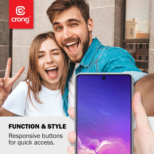 Crong Crystal Slim Cover – apsauginis dėklas, skirtas „Xiaomi Mi Note 10“ / „Mi Note 10 Pro“ (skaidrus) 21