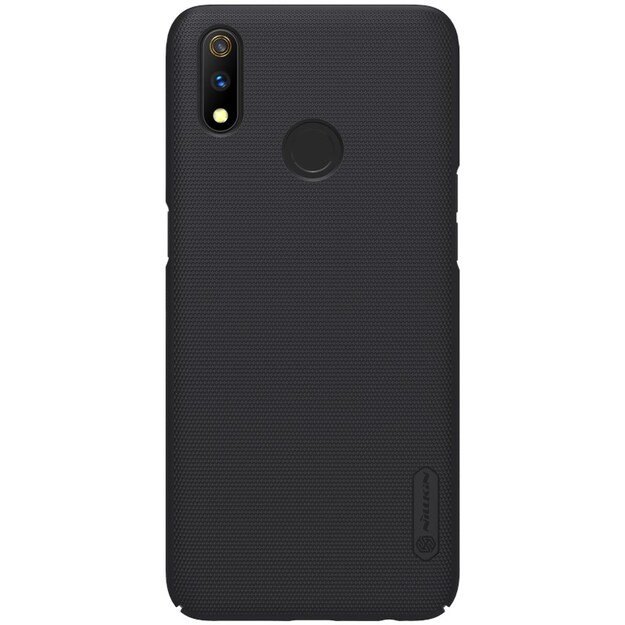 Nillkin Super Frosted Shield – dėklas, skirtas Realme 3 Pro (Realme X Lite) (juodas)