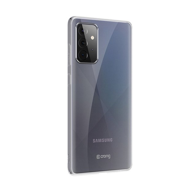 Crong Crystal Slim Cover – dėklas, skirtas Samsung Galaxy A72 (skaidrus) 15