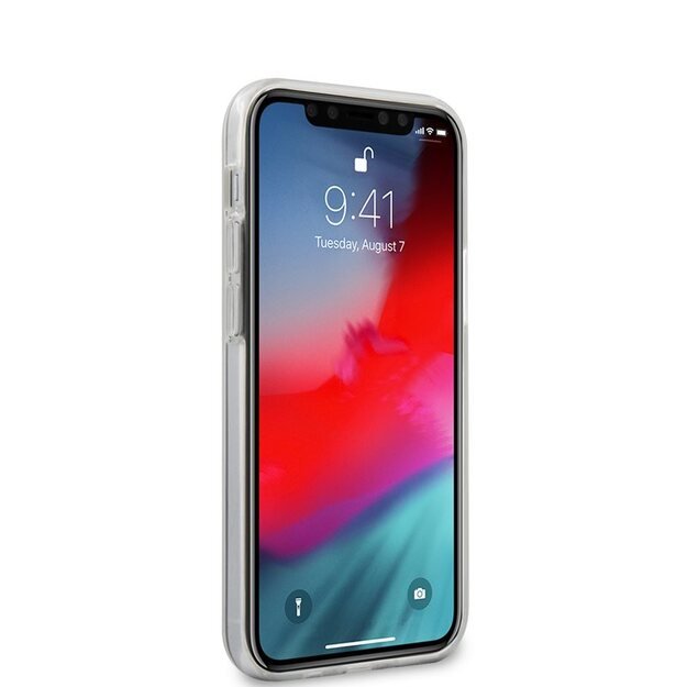 „Guess Triangle“ logotipas – „iPhone 12 Mini“ dėklas (juodas) 15