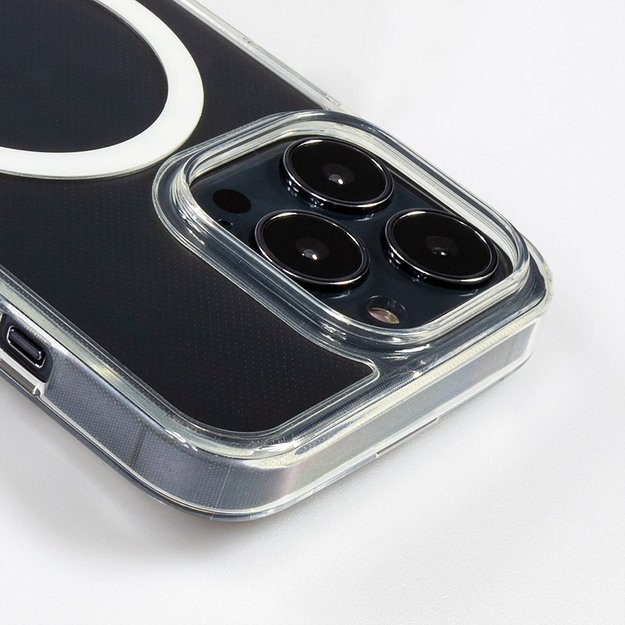 „Crong Clear MAG Cover“ magnetinis dėklas, skirtas „iPhone 13 mini“ (skaidrus) 5