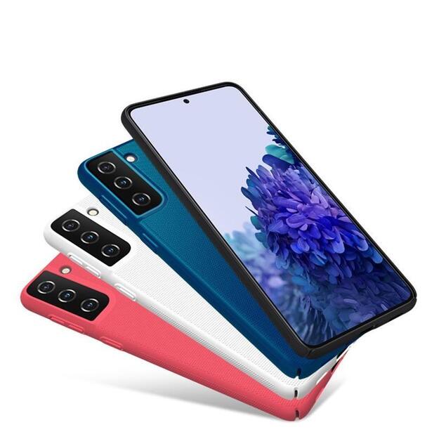 Nillkin Super Frosted Shield – dėklas, skirtas Samsung Galaxy S21+ (baltas) 14