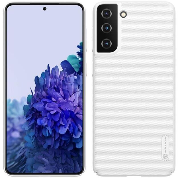Nillkin Super Frosted Shield – dėklas, skirtas Samsung Galaxy S21+ (baltas) 13