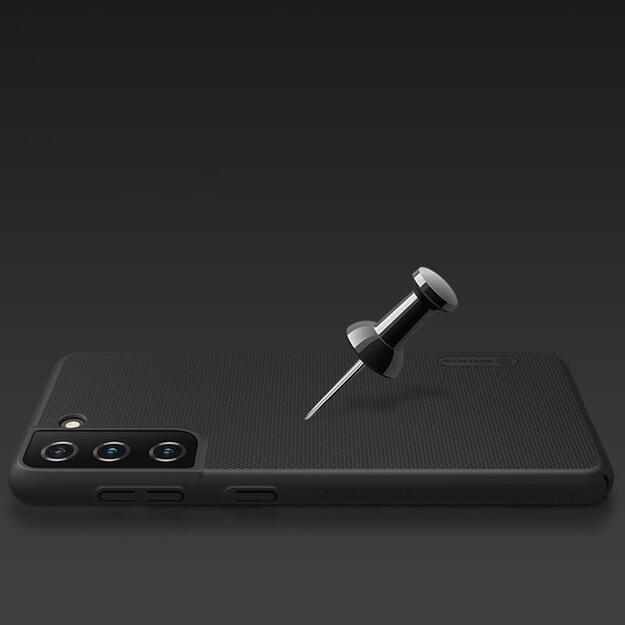 Nillkin Super Frosted Shield – dėklas, skirtas Samsung Galaxy S21+ (baltas) 23