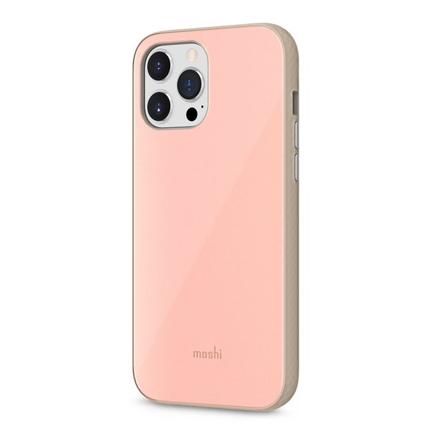„Moshi iGlaze“ – aukščiausios kokybės hibridinis dėklas, skirtas „iPhone 13 Pro Max“ („SnapTo“ sistema) („Dahlia Pink“) 12