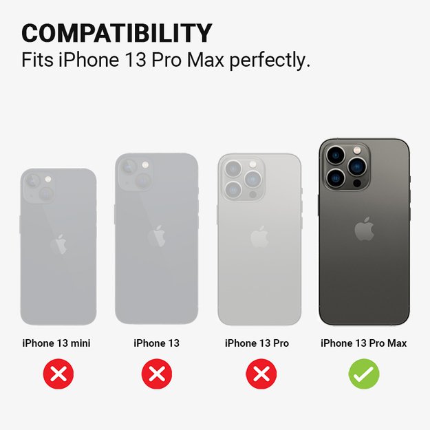 „Crong Color Cover“ magnetinis dėklas, skirtas „iPhone 13 Pro Max“ (tamsiai mėlynas)