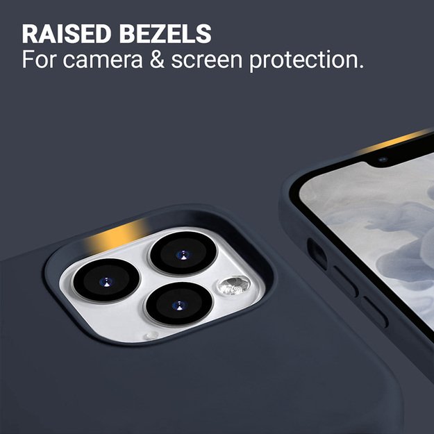 „Crong Color Cover“ magnetinis dėklas, skirtas „iPhone 13 Pro Max“ (tamsiai mėlynas) 8