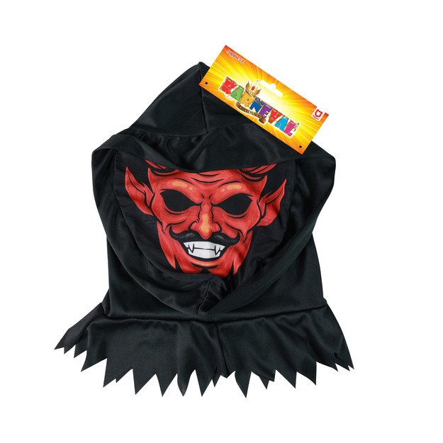 Devil textile mask for adults