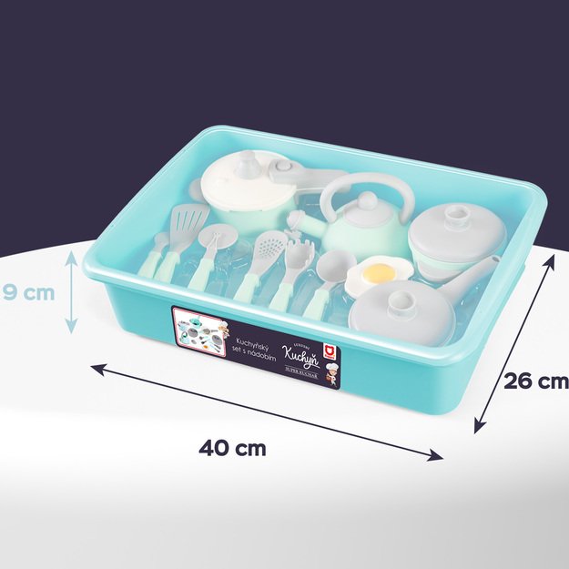 Kitchen set with dishes