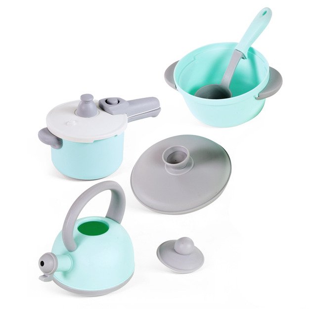 Kitchen set with dishes