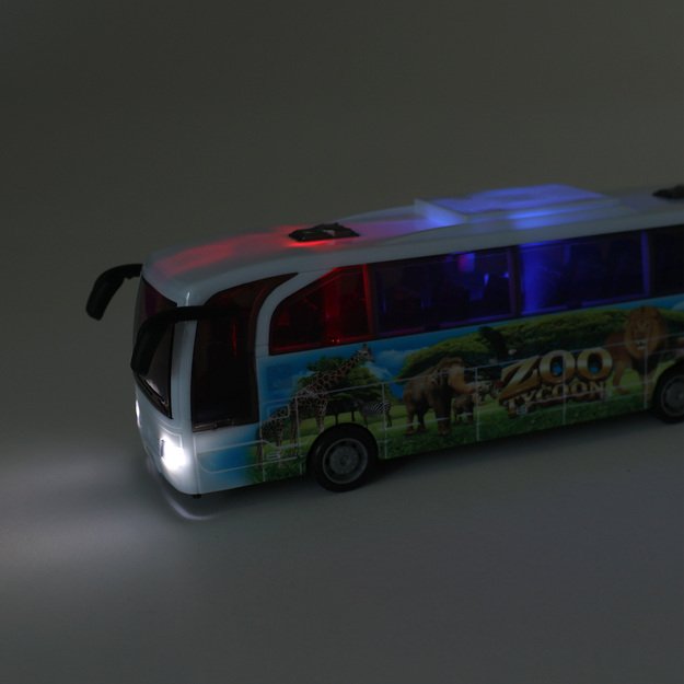 ZOO bus with sound and light 23 cm