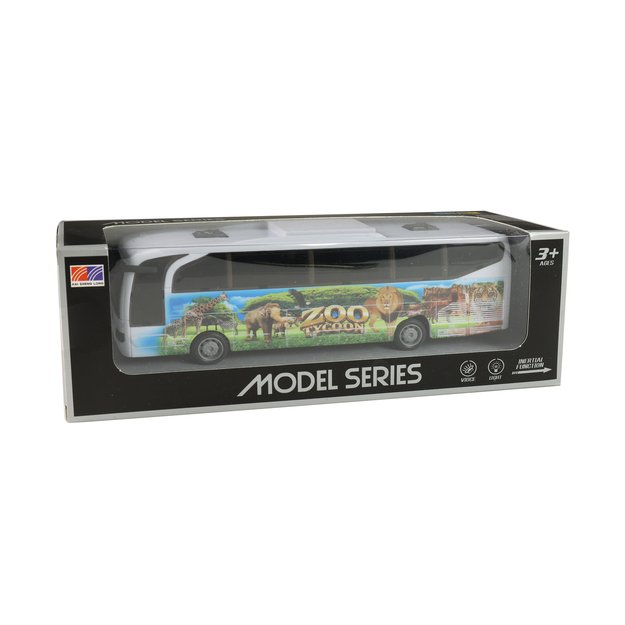 ZOO bus with sound and light 23 cm