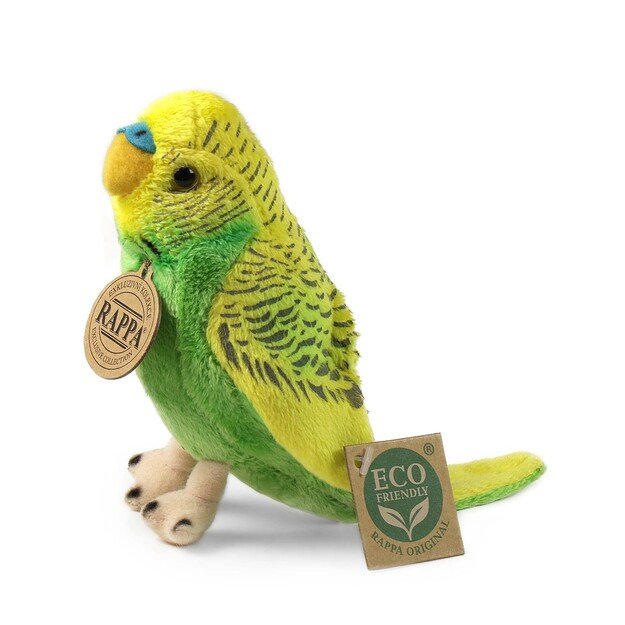 Plush budgies assort 13 cm ECO-FRIENDLY