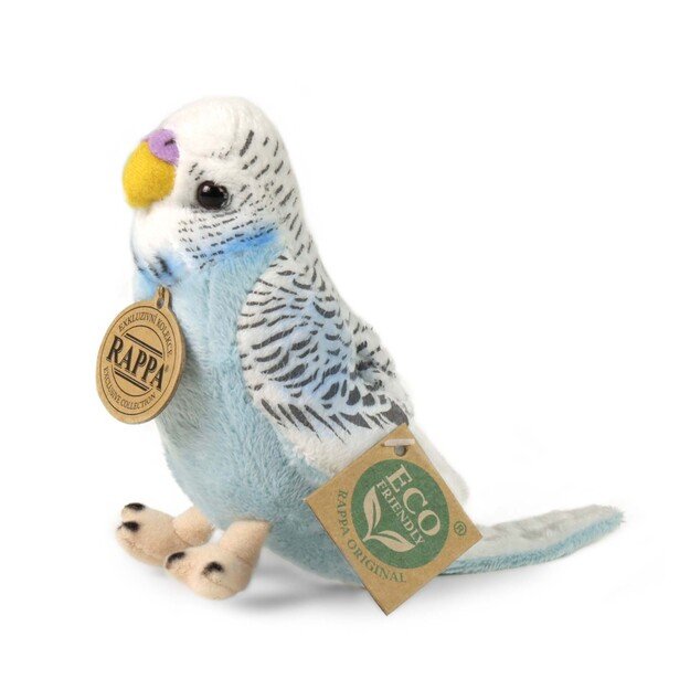 Plush budgies assort 13 cm ECO-FRIENDLY