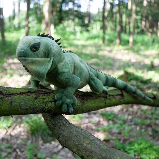 Plush iguana green 68 cm ECO-FRIENDLY