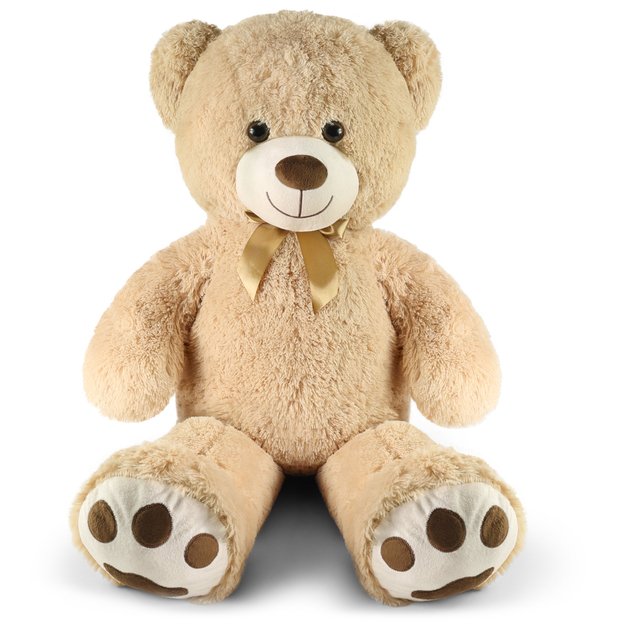 Big teddy bear Fido with tag 100 cm