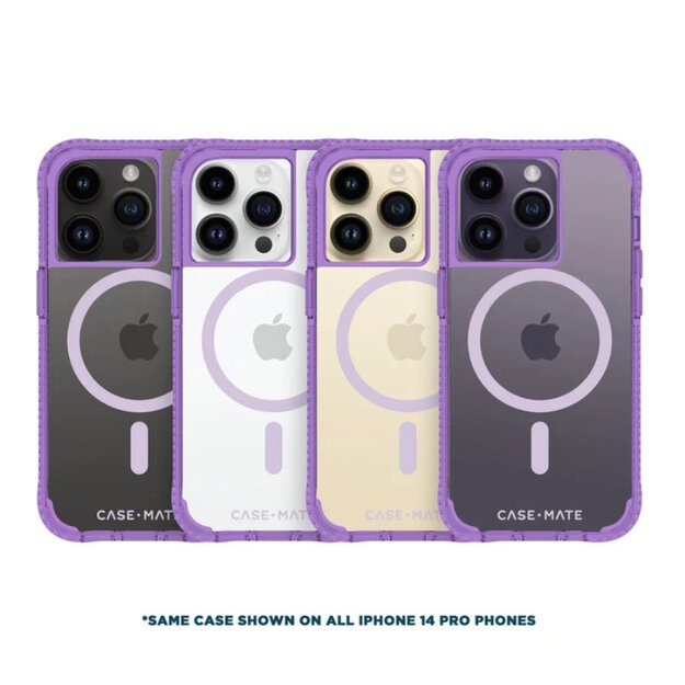 Case-Mate Tough Plus MagSafe – dėklas iPhone 14 Pro (La La Lavender) 9
