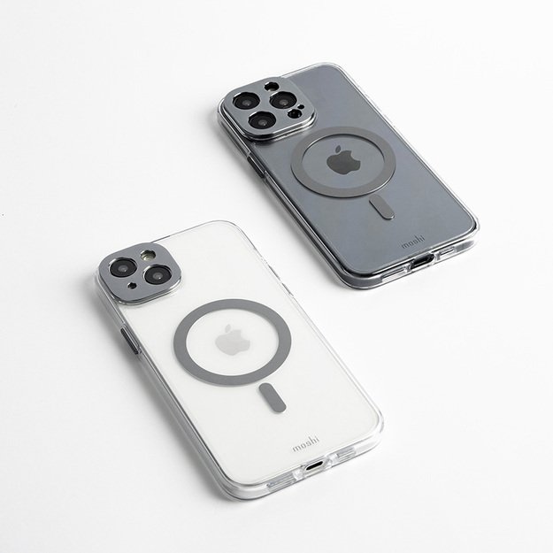 Moshi iGlaze MagSafe – dėklas, skirtas iPhone 15 Plus (meteorito pilka) 6