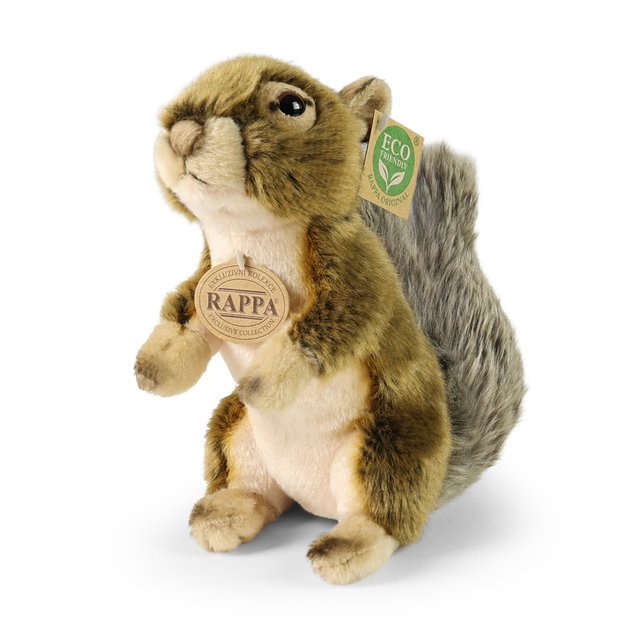 Plush squirrel with nut 20 cm ECO-F.