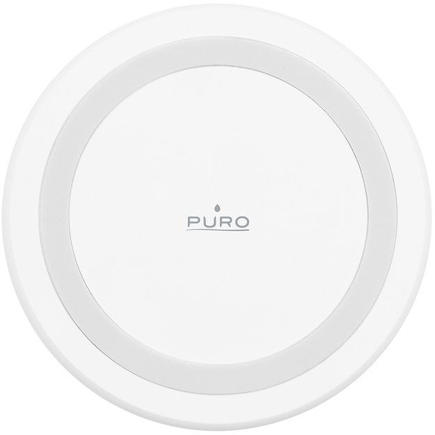 PURO belaidė įkrovimo stotis QI – Qi indukcinis belaidis įkroviklis (baltas) 19