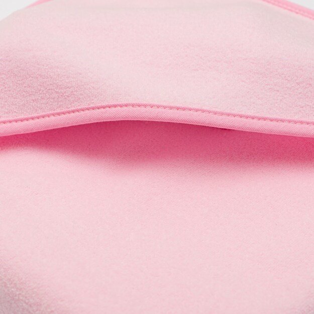 Baby terry towel with hood New Baby 100x100 cm pink 2