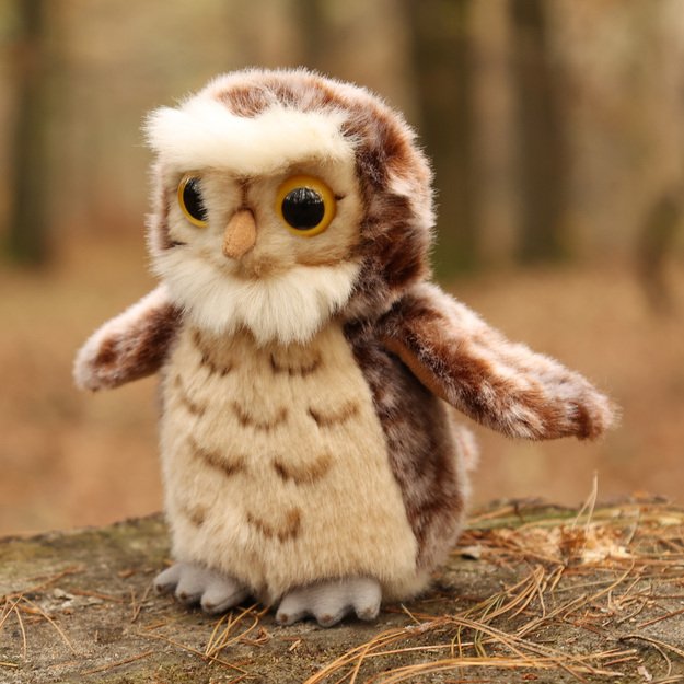 Plush owl 16 cm ECO-FRIENDLY