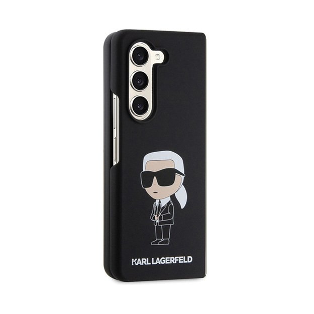 Karl Lagerfeld Silicone Ikonik – Samsung Z Fold 5 Case (juodas) 19