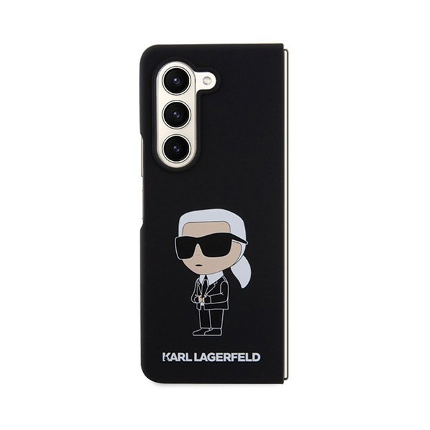 Karl Lagerfeld Silicone Ikonik – Samsung Z Fold 5 Case (juodas) 16
