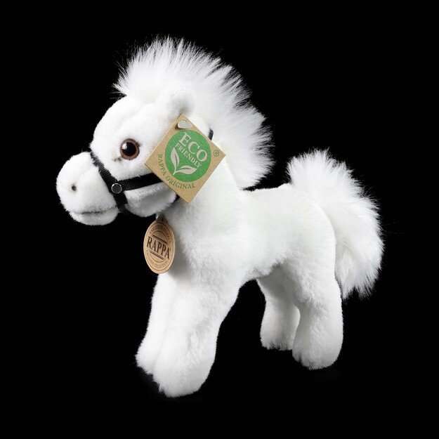 Plush white horse 20 cm ECO-FRIENDLY