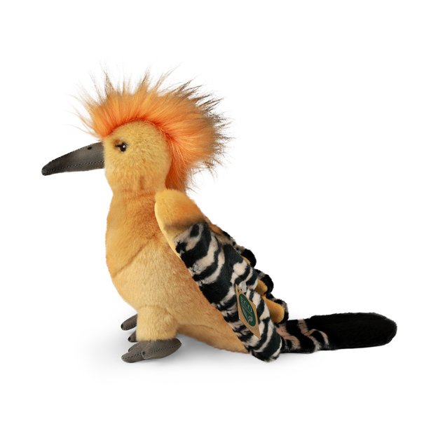 Plush Eurasian hoopoe 22 cm ECO-FRIENDLY