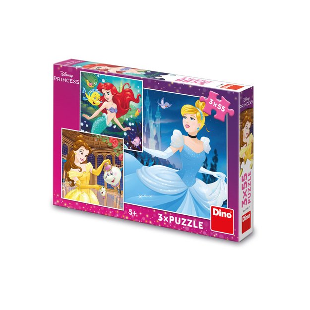 HAPPY PRINCESSES 3x55 puzzle