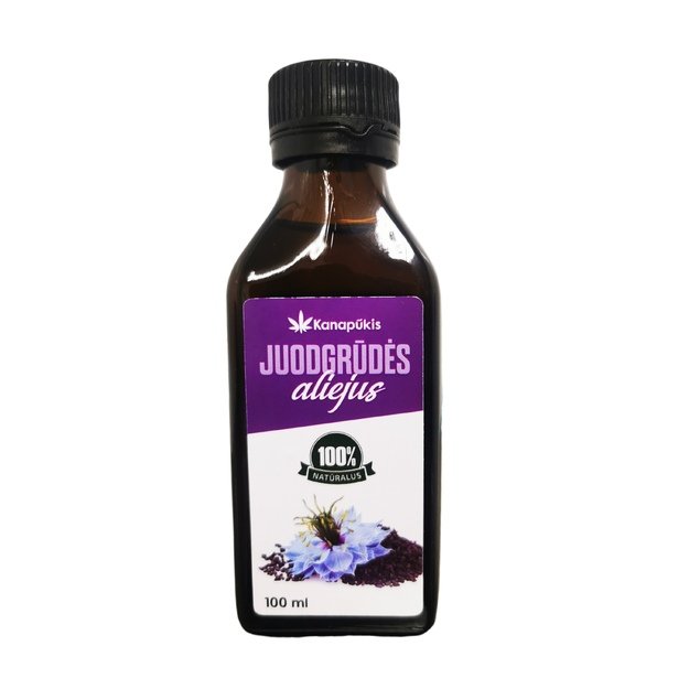 KANAPŪKIS Juodgrūdės aliejus 100 ml