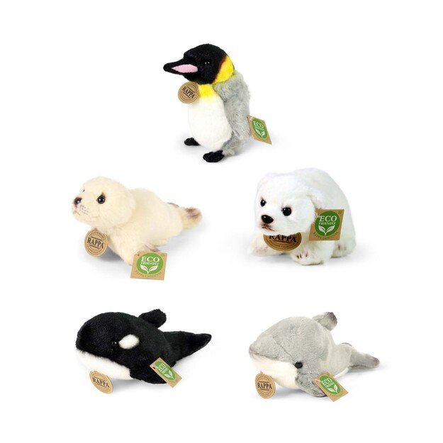 Plush mix Antarctica asst. 19 cm ECO-F.