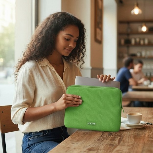 Tucano Colore2 - Sleeve for MacBook Air 13&rdquo; / Pro 13  / Laptop 12&rdquo; (green) 9