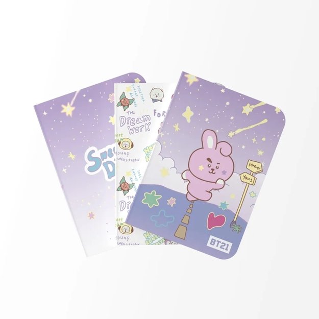 BT21 - Set of A6 COOKY notebooks (3 pieces) 1