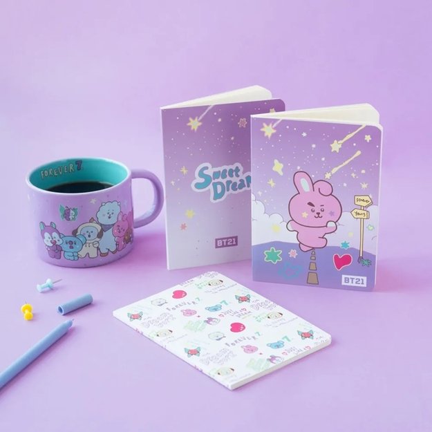 BT21 - Set of A6 COOKY notebooks (3 pieces) 6