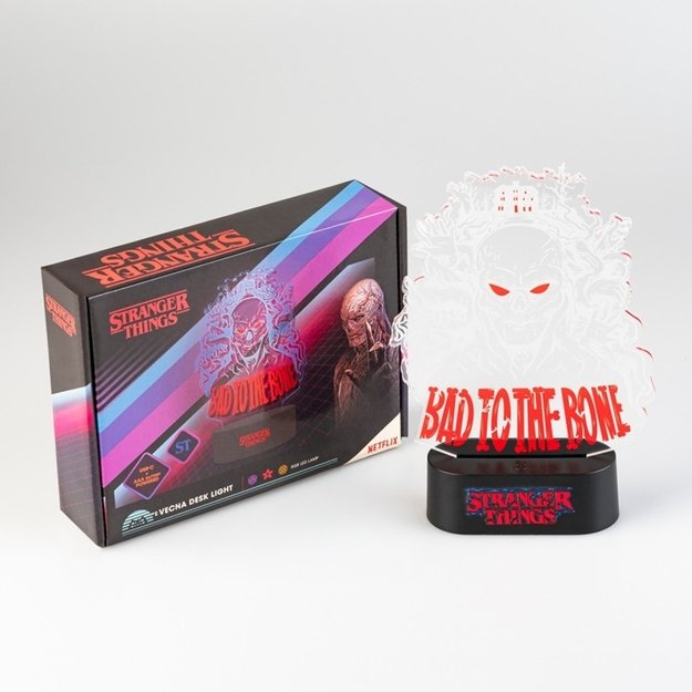 Stranger Things - Bad To The Bone LED night lamp (16 x 24 cm) 4