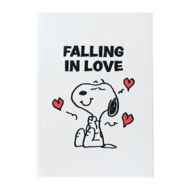 Snoopy - Plush notebook / notebook A5 from the Love Season collection