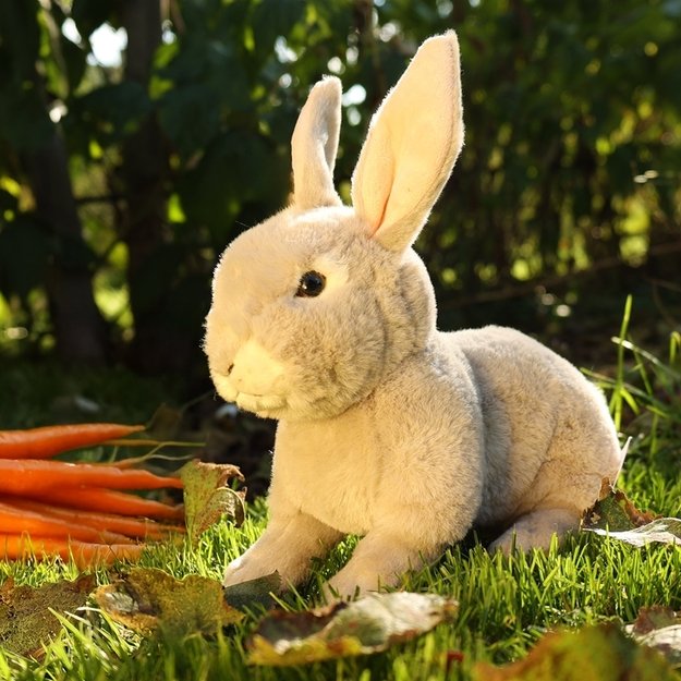 Rappa - Plush realistic stuffed rabbit 23 cm Eco-Friendly Soft Collection 6