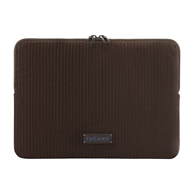 TUCANO Velluto 2 - Cover for MacBook Air 13  (M4/M3/M2/M1/2025-2018) / Pro 13  / Laptop 12  (brown)