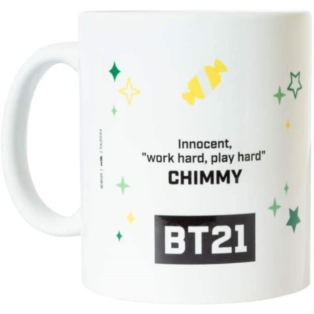 BT21 - Keraminis puodelis 300ml CHIMMY 14