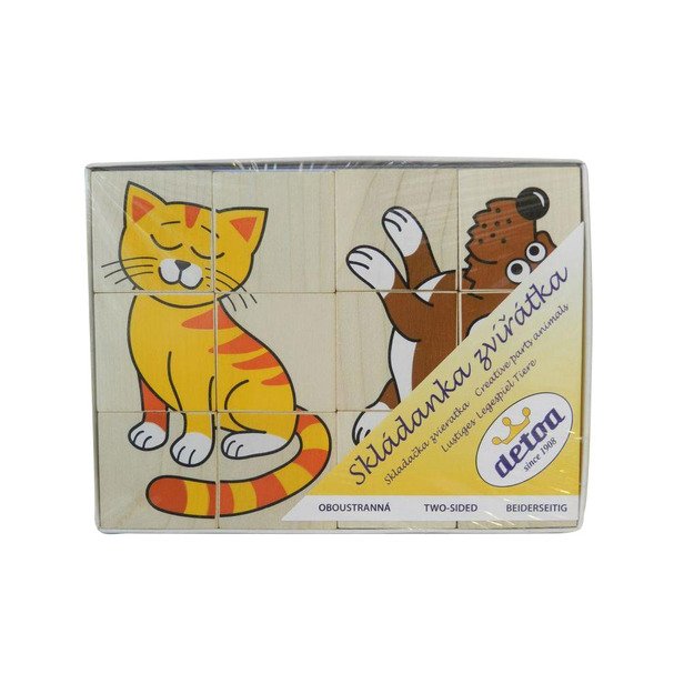 the wooden puzzle The Animals